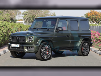 Mercedes-Benz  G-Class  63 AMG  2025  Automatic  16 Km  8 Cylinder  Four Wheel Drive (4WD)  SUV  Green  With Warranty
