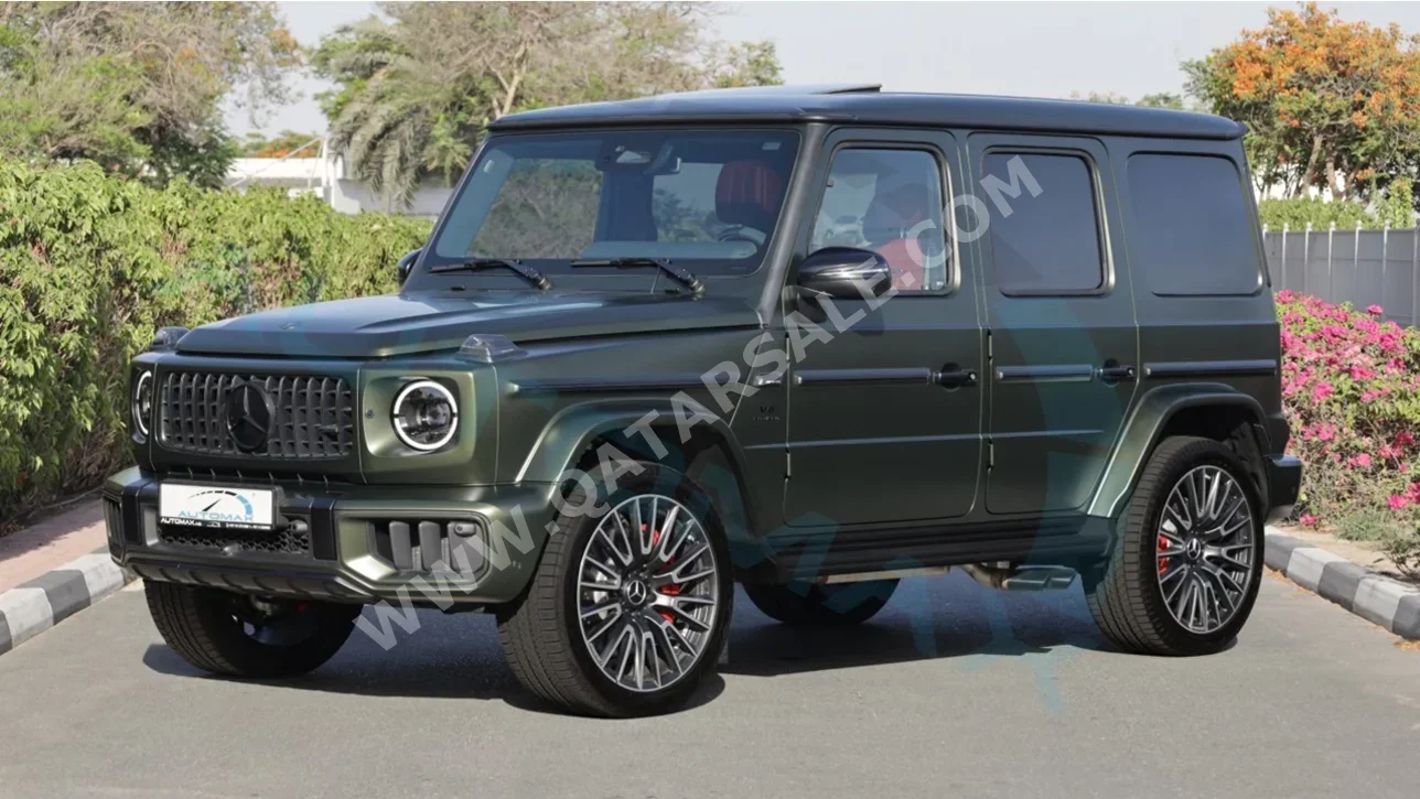 Mercedes-Benz  G-Class  63 AMG  2025  Automatic  16 Km  8 Cylinder  Four Wheel Drive (4WD)  SUV  Green  With Warranty