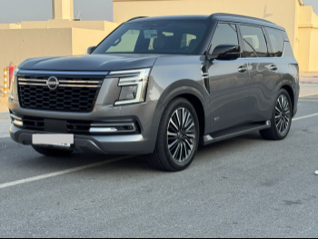 Nissan  Patrol  Platinum turbo  2025  Automatic  24,500 Km  6 Cylinder  Four Wheel Drive (4WD)  SUV  Gray  With Warranty