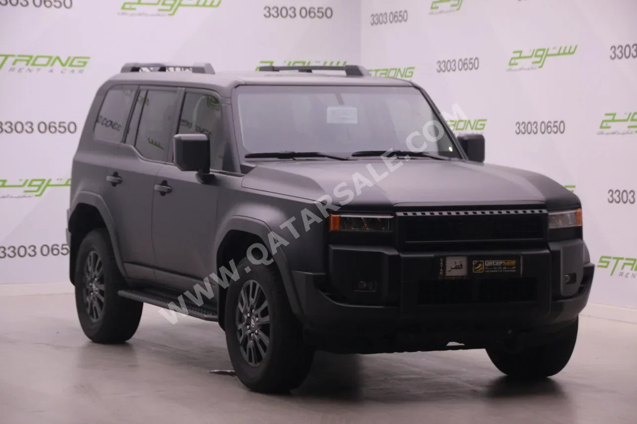 Toyota  Prado  TX Turbo  2025  Automatic  6,000 Km  4 Cylinder  Four Wheel Drive (4WD)  SUV  Black  With Warranty