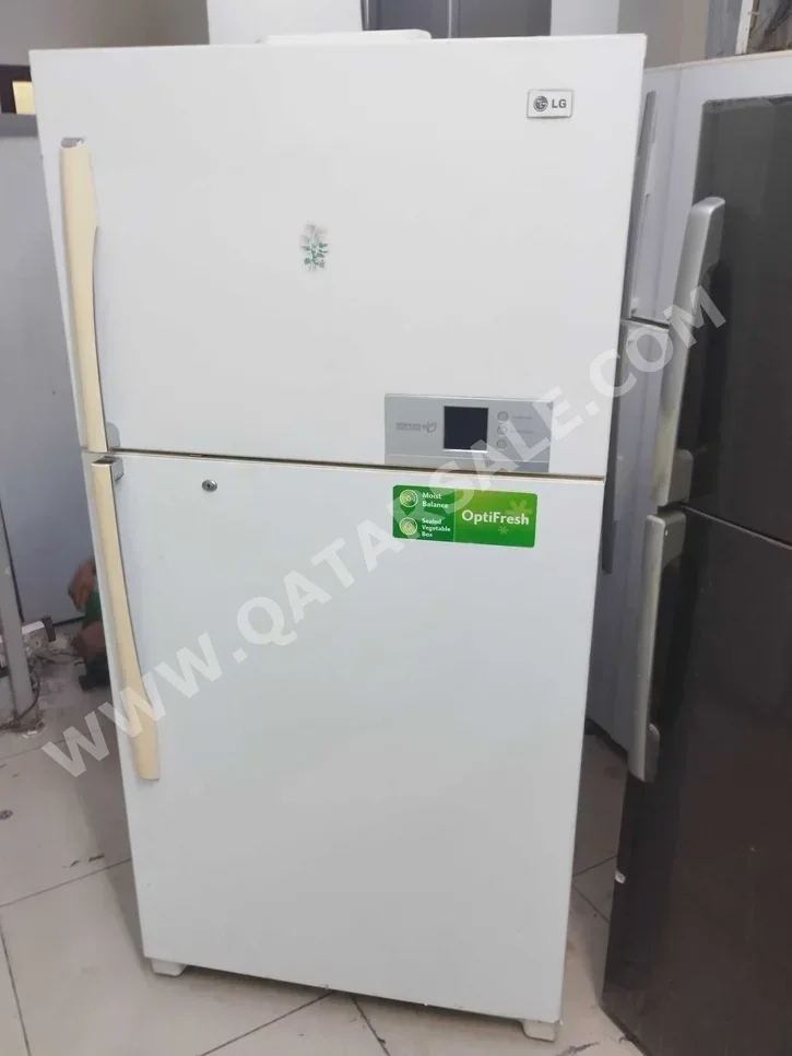 LG  Top Freezer Refrigerator  - White