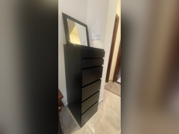 Drawer Units Mirror Included  Brown