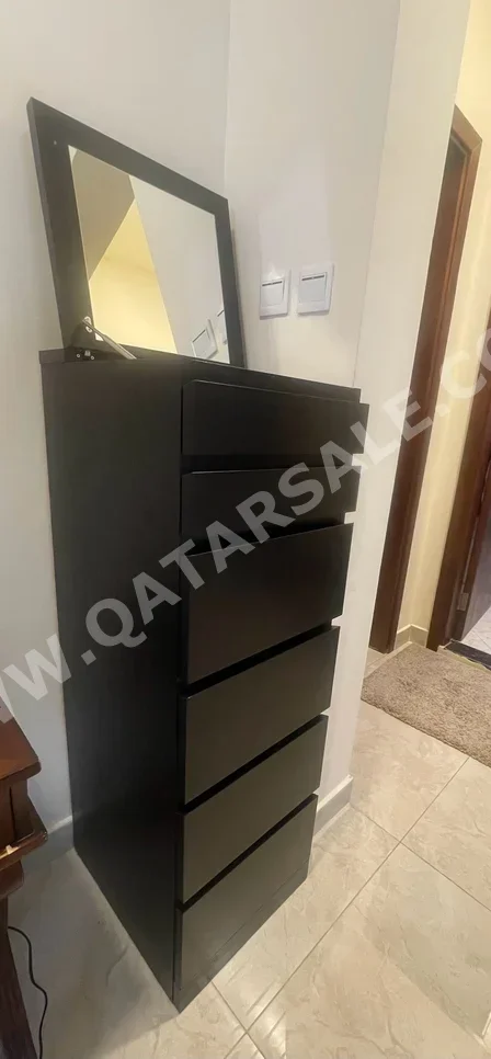 Drawer Units Mirror Included  IKEA  Brown