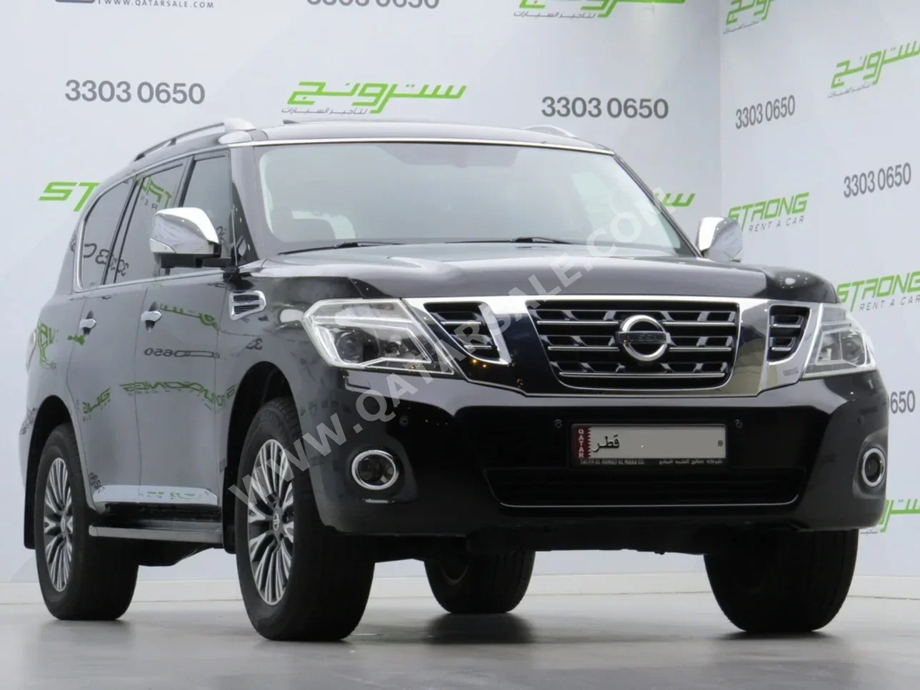 Nissan  Patrol  Platinum  2018  Automatic  228,000 Km  6 Cylinder  Four Wheel Drive (4WD)  SUV  Black