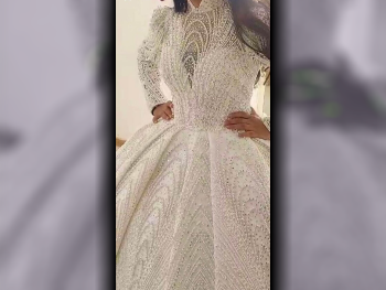 Dress  - White  -Size: L