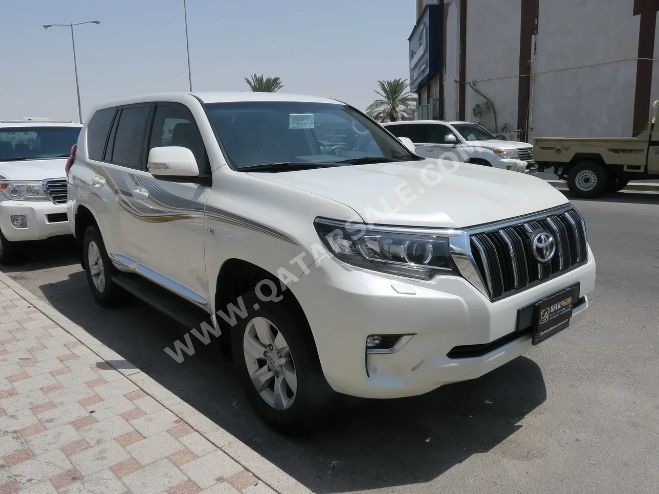 Toyota  Prado  2023  Automatic  87,000 Km  6 Cylinder  Four Wheel Drive (4WD)  SUV  White  With Warranty