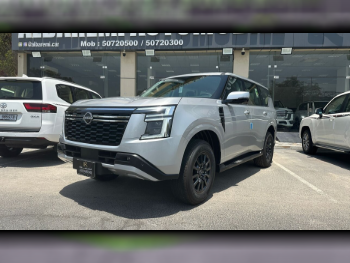 Nissan  Patrol  XE  2025  Automatic  0 Km  6 Cylinder  Four Wheel Drive (4WD)  SUV  Silver  With Warranty