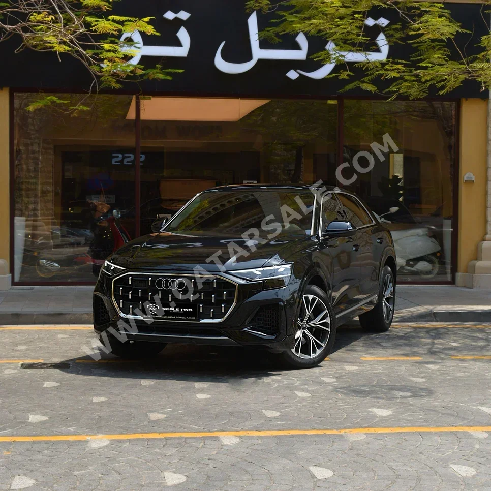 Audi  Q8  TFSI Quattro  2024  Automatic  7,000 Km  6 Cylinder  Four Wheel Drive (4WD)  SUV  Black  With Warranty