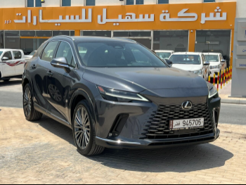 لكزس  ار اكس  350  2024  اوتوماتيك  3,000 كم  6 سلندر  دفع كلي مستمر  اس يو في  رمادي  تحت الضمان