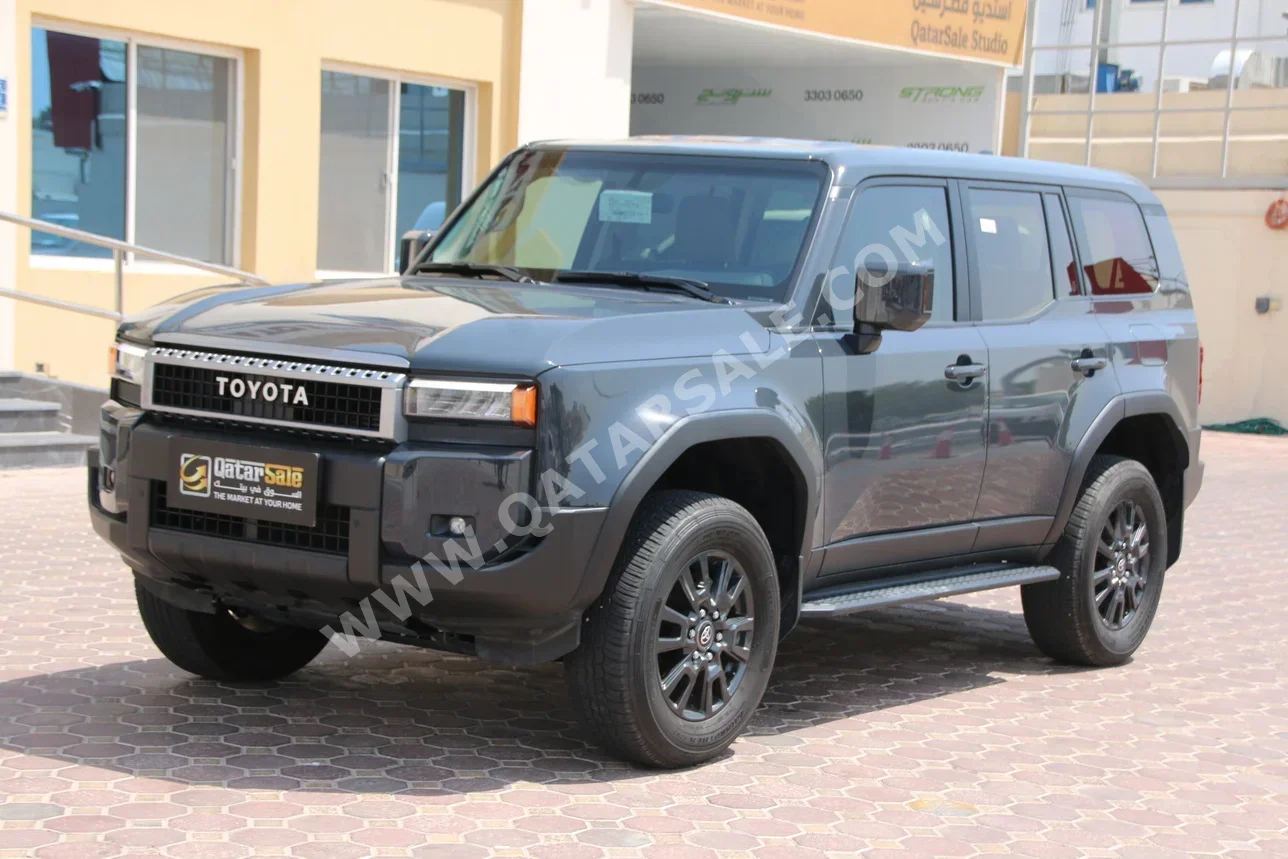 Toyota  Prado  TX Turbo  2024  Automatic  24,000 Km  4 Cylinder  Four Wheel Drive (4WD)  SUV  Gray  With Warranty