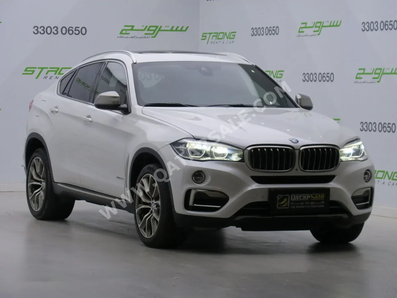 BMW  X-Series  X6  2019  Automatic  49,000 Km  8 Cylinder  Four Wheel Drive (4WD)  SUV  White