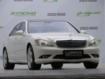 Mercedes-Benz  S-Class  500  2008  Automatic  66,800 Km  8 Cylinder  Rear Wheel Drive (RWD)  Sedan  White