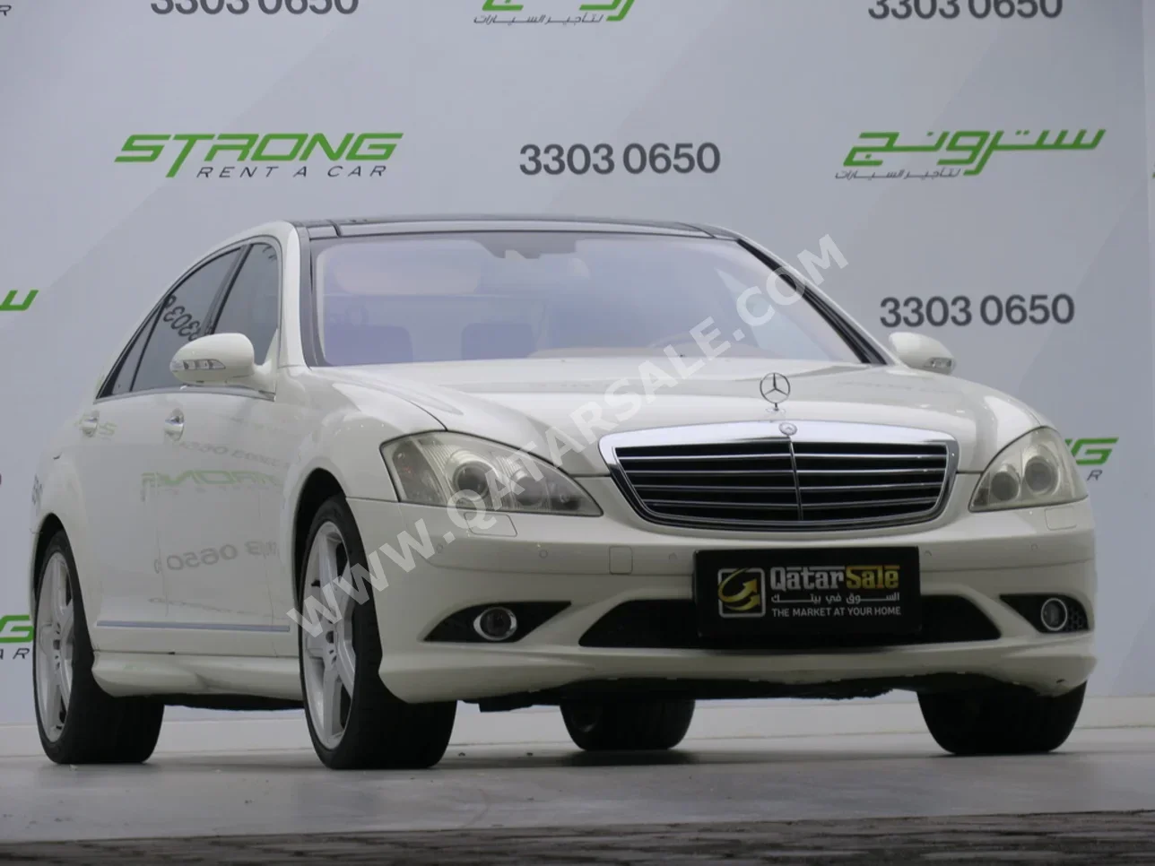 Mercedes-Benz  S-Class  500  2008  Automatic  66,800 Km  8 Cylinder  Rear Wheel Drive (RWD)  Sedan  White