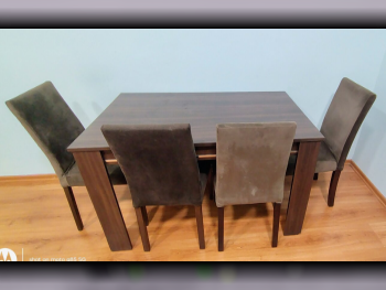 Dining Table  - Brown  - 4 Seats