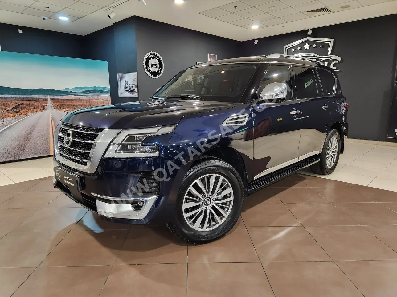Nissan  Patrol  Platinum  2020  Automatic  78,000 Km  6 Cylinder  Four Wheel Drive (4WD)  SUV  Blue