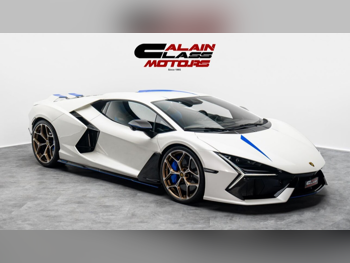 Lamborghini  Revuelto  2024  Automatic  315 Km  12 Cylinder  Rear Wheel Drive (RWD)  Coupe / Sport  White and Blue