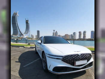 Genesis  G90  6 Cylinder  Sedan  White  2024