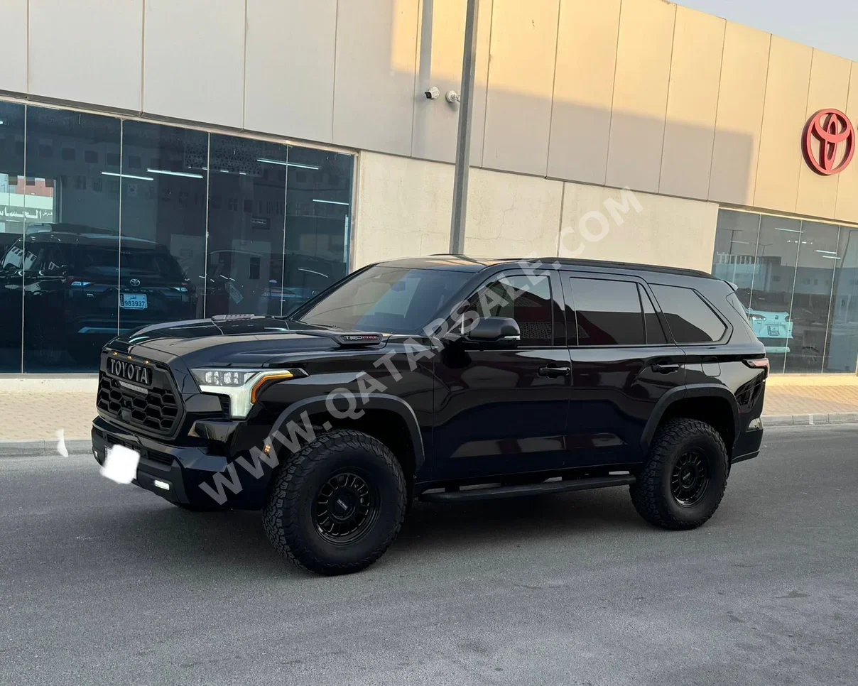 Toyota  Sequoia  TRD Pro  2024  Automatic  17,000 Km  6 Cylinder  Four Wheel Drive (4WD)  SUV  Black
