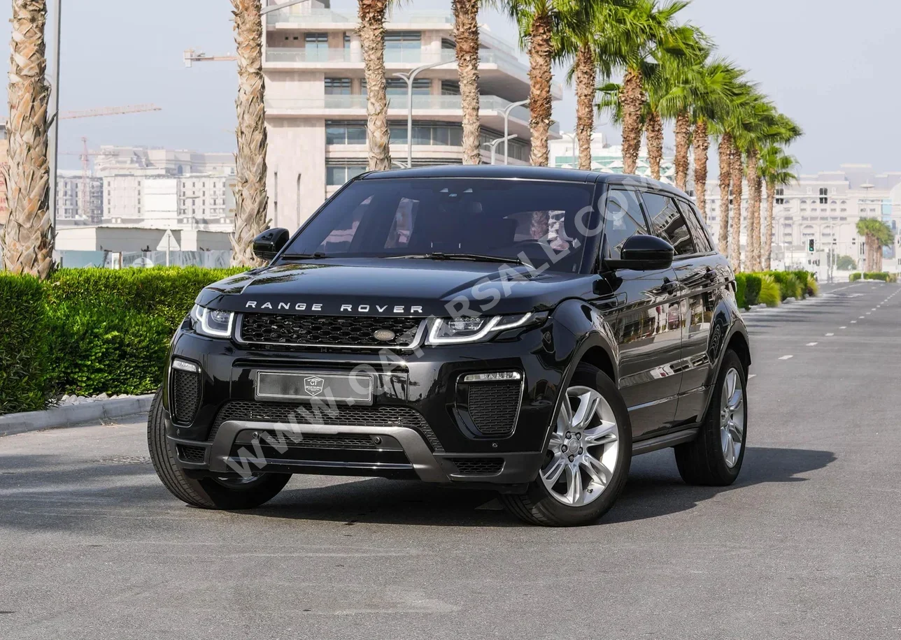 Land Rover  Evoque  Dynamic  2017  Automatic  77,000 Km  4 Cylinder  Four Wheel Drive (4WD)  SUV  Black