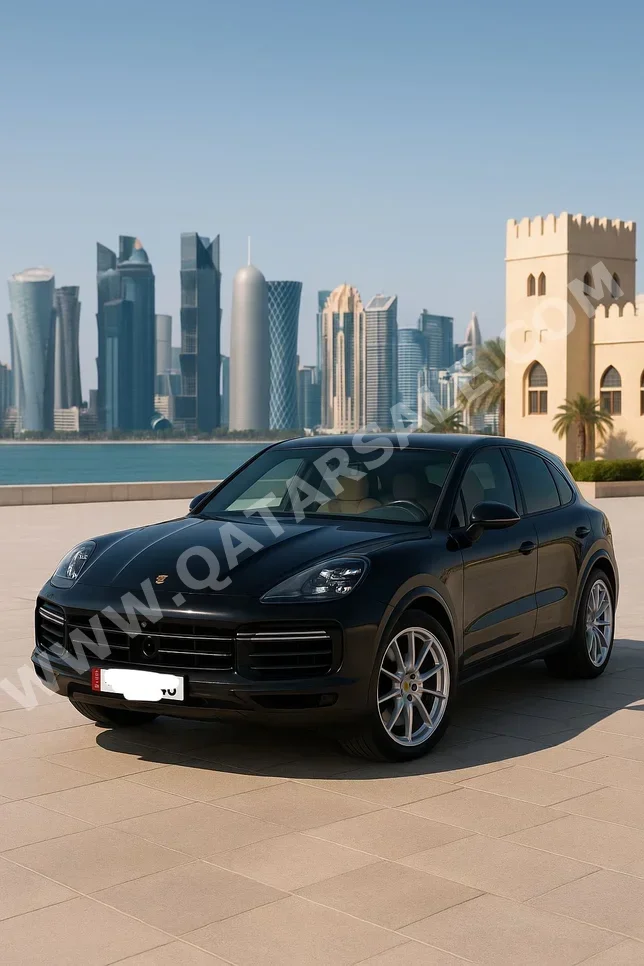 Porsche  Cayenne  Turbo  2019  Automatic  72,000 Km  8 Cylinder  Four Wheel Drive (4WD)  SUV  Black