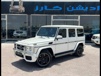 مرسيدس - بنز  جي - كلاس  63 اي ام جي  2014  اوتوماتيك  196,000 كم  8 سلندر  دفع رباعي  اس يو في  أبيض