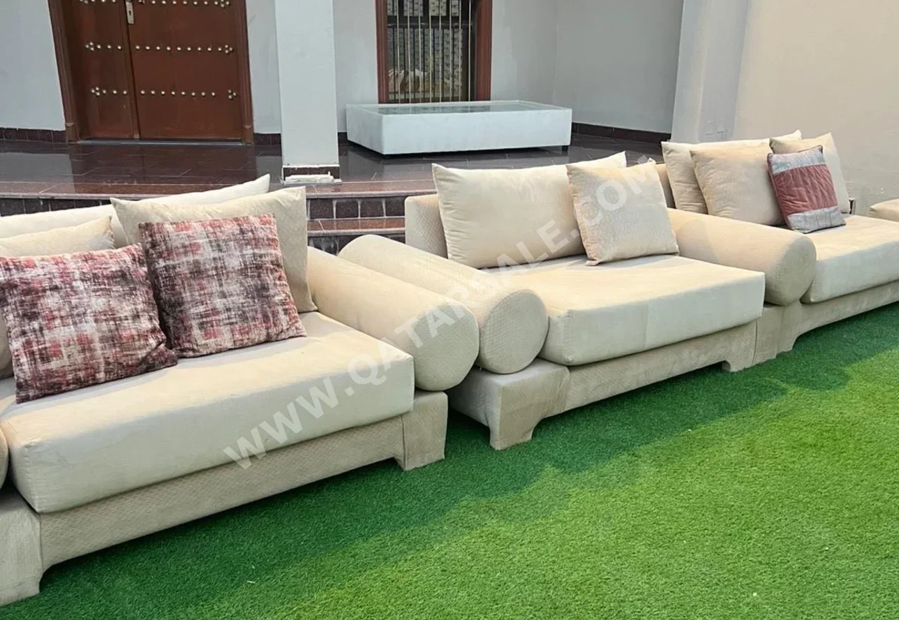 Sofas, Couches & Chairs Sofa Set  - Beige  - With Table