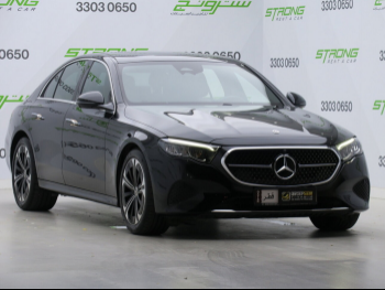 Mercedes-Benz  E-Class  200  2024  Automatic  29,000 Km  4 Cylinder  Rear Wheel Drive (RWD)  Sedan  Black  With Warranty
