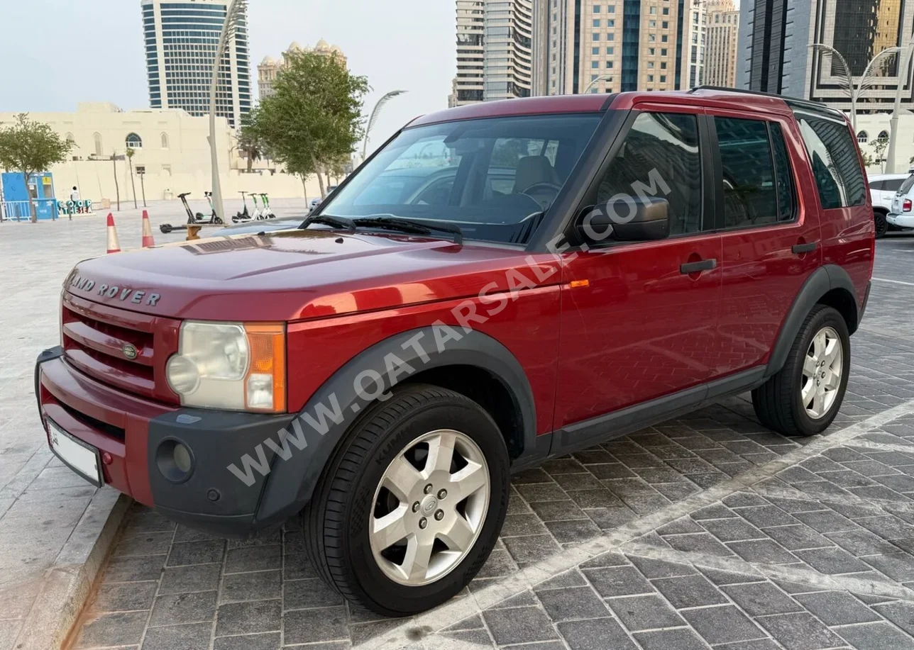 لاند روفر  3 إل آر  أتش اس اي  2007  اوتوماتيك  231,000 كم  6 سلندر  دفع كلي مستمر  اس يو في  عنابي