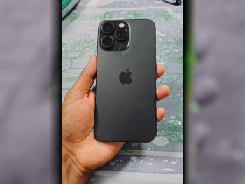 Mobile Phones Apple  - iPhone 15  - Pro Max  - Black Titanium  - 256 GB