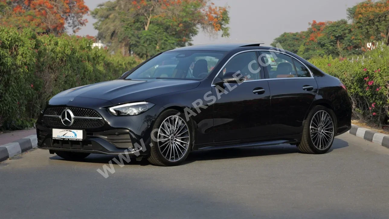 Mercedes-Benz  C-Class  200 AMG  2025  Automatic  11 Km  4 Cylinder  Rear Wheel Drive (RWD)  Sedan  Black  With Warranty
