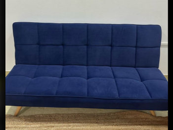 Sofas, Couches & Chairs Mobi  Sofa-bed  - Velvet  - Blue  - Sofa Bed