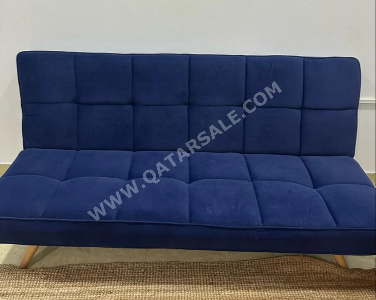 Sofas, Couches & Chairs Mobi  Sofa-bed  - Velvet  - Blue  - Sofa Bed
