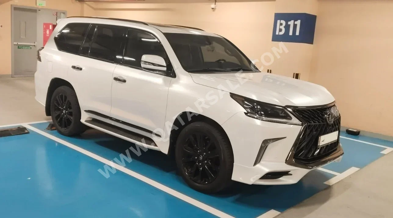 Lexus  LX  570 S Black Edition  2019  Automatic  76,000 Km  8 Cylinder  Four Wheel Drive (4WD)  SUV  White