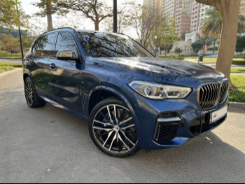 BMW  X-Series  X5 M50i  2023  Automatic  14,800 Km  8 Cylinder  All Wheel Drive (AWD)  SUV  Blue  With Warranty