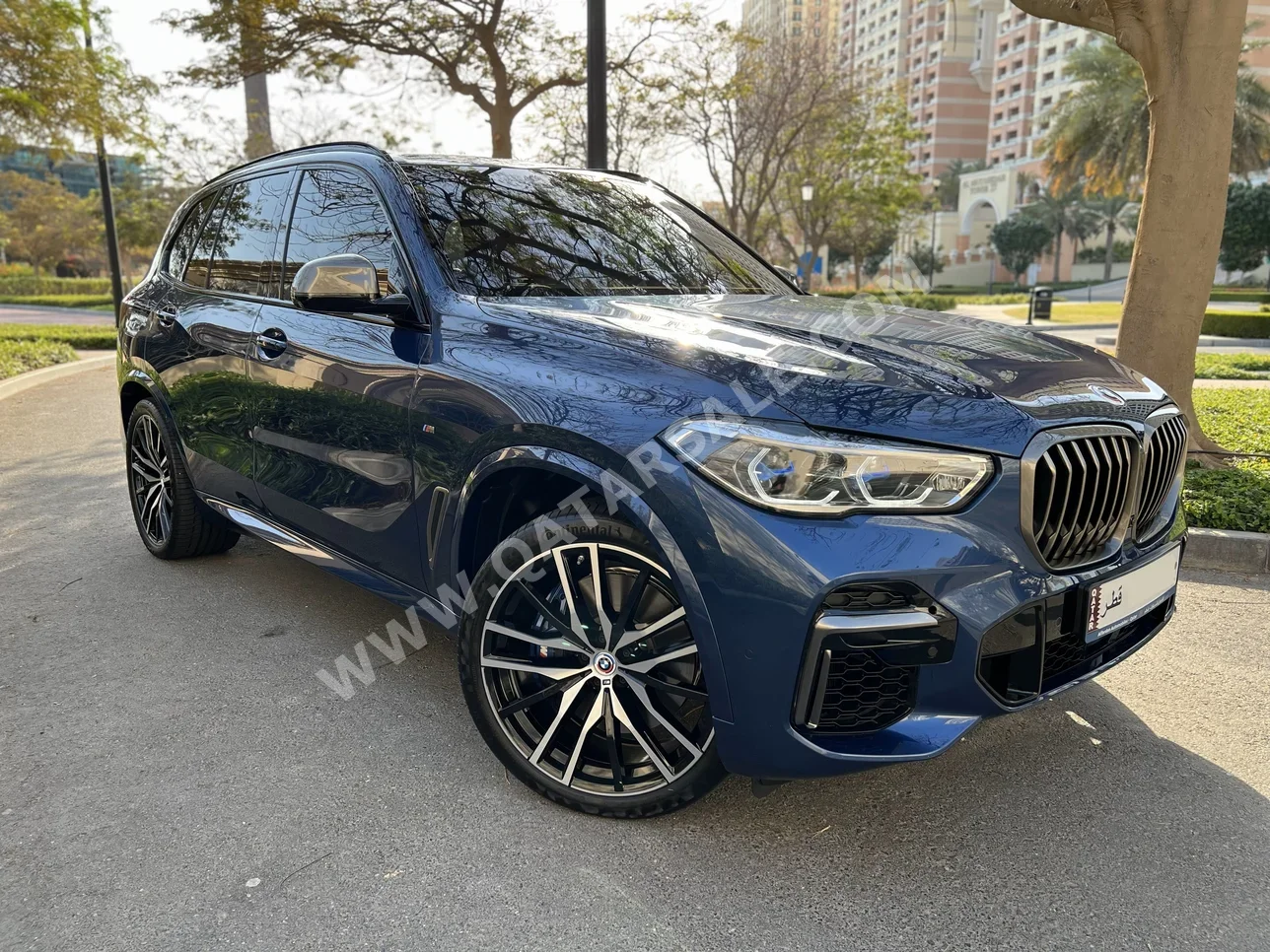BMW  X-Series  X5 M50i  2023  Automatic  14,800 Km  8 Cylinder  All Wheel Drive (AWD)  SUV  Blue  With Warranty