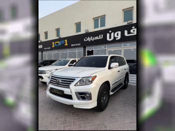 لكزس  ال اكس  570 اس  2012  اوتوماتيك  260,000 كم  8 سلندر  دفع رباعي  اس يو في  أبيض