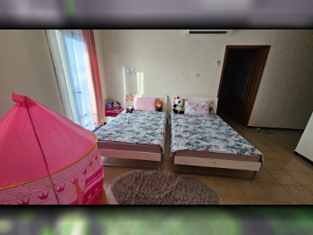 Bedroom Sets - Double Bed, Wardrobe, Office Desk and Dressing Table  - Pink