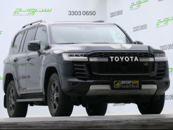 Toyota  Land Cruiser  GR Sport Twin Turbo  2023  Automatic  75,000 Km  6 Cylinder  Four Wheel Drive (4WD)  SUV  Black  With Warranty