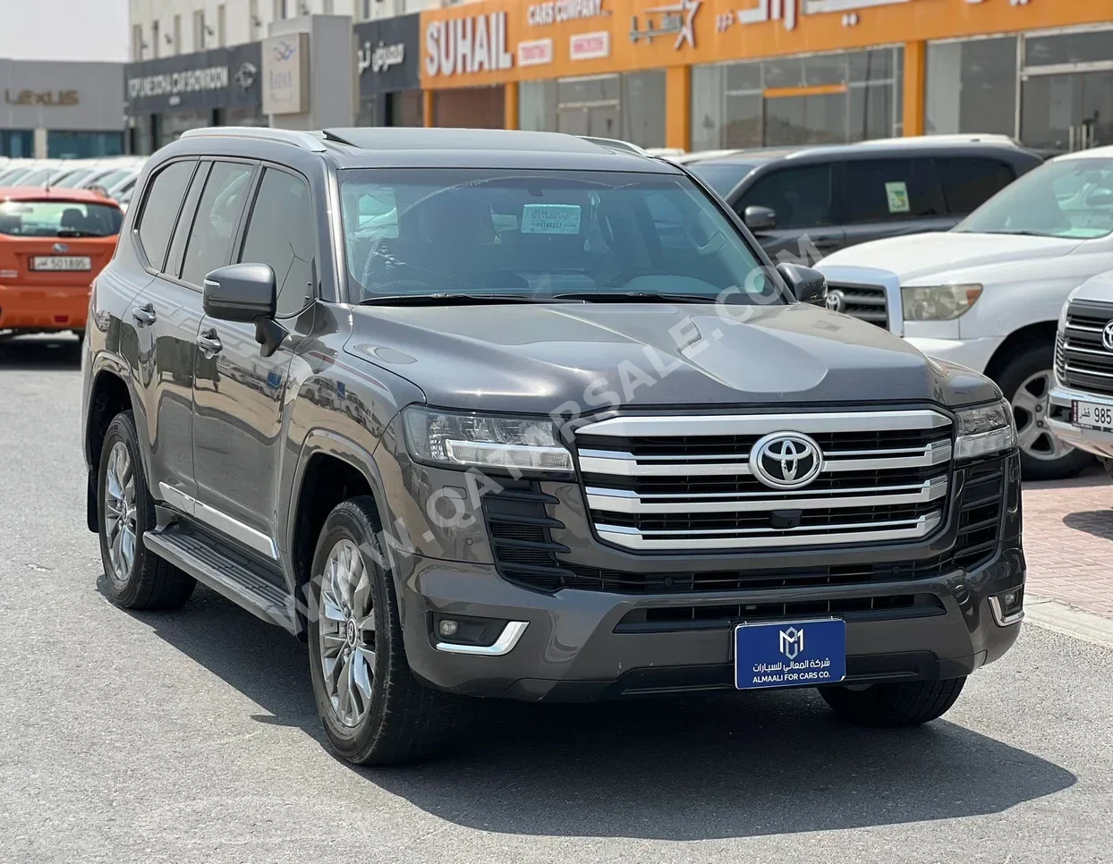 Toyota  Land Cruiser  GXR Twin Turbo  2023  Automatic  44,000 Km  6 Cylinder  Four Wheel Drive (4WD)  SUV  Gray  With Warranty