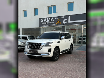 نيسان  باترول  بلاتنيوم  2023  اوتوماتيك  24,000 كم  6 سلندر  دفع رباعي  اس يو في  أبيض  تحت الضمان