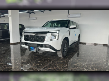 Nissan  Patrol  XE  2025  Automatic  0 Km  6 Cylinder  Four Wheel Drive (4WD)  SUV  White  With Warranty