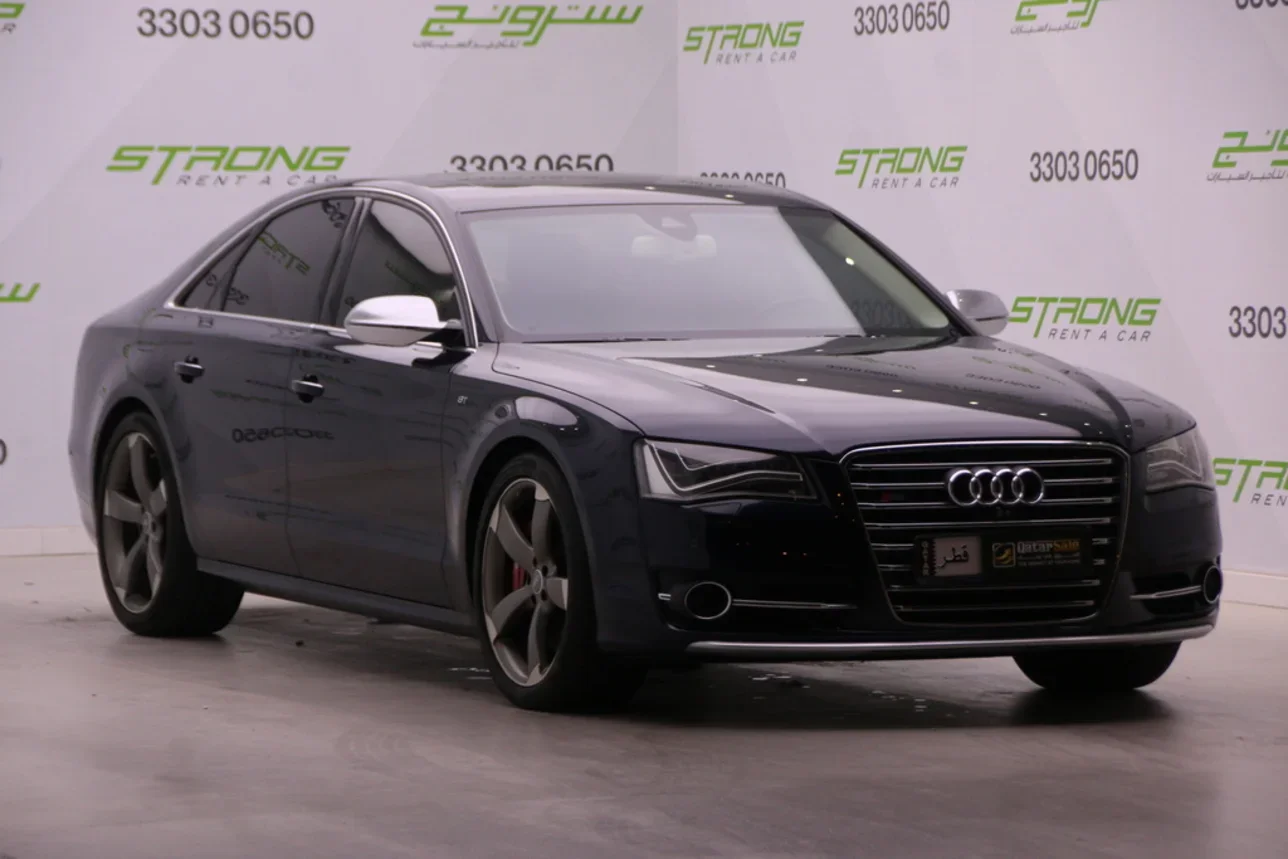 Audi  A8  2014  Automatic  205,000 Km  8 Cylinder  All Wheel Drive (AWD)  Sedan  Dark Blue