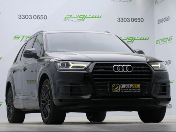 Audi  Q7  2018  Automatic  104,000 Km  4 Cylinder  Four Wheel Drive (4WD)  SUV  Black