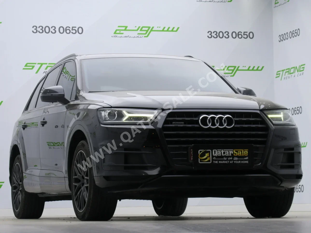 Audi  Q7  2018  Automatic  104,000 Km  4 Cylinder  Four Wheel Drive (4WD)  SUV  Black