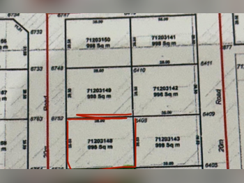 Lands For Sale  in Al Rayyan  -Area Size 998 Square Meter