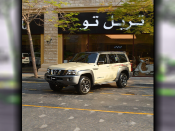 Nissan  Patrol  Super Safari  2024  Automatic  13,000 Km  6 Cylinder  Four Wheel Drive (4WD)  SUV  Beige  With Warranty