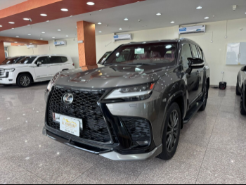 Lexus  LX  600 F Sport  2022  Automatic  74,000 Km  6 Cylinder  Four Wheel Drive (4WD)  SUV  Gray  With Warranty