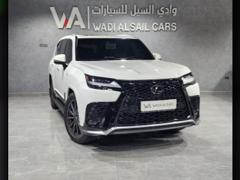 لكزس  ال اكس  600 اف سبورت  2023  اوتوماتيك  41,000 كم  6 سلندر  دفع رباعي  اس يو في  أبيض  تحت الضمان