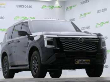 Nissan  Patrol  LE Turbo  2025  Automatic  15,000 Km  6 Cylinder  Four Wheel Drive (4WD)  SUV  Black  With Warranty