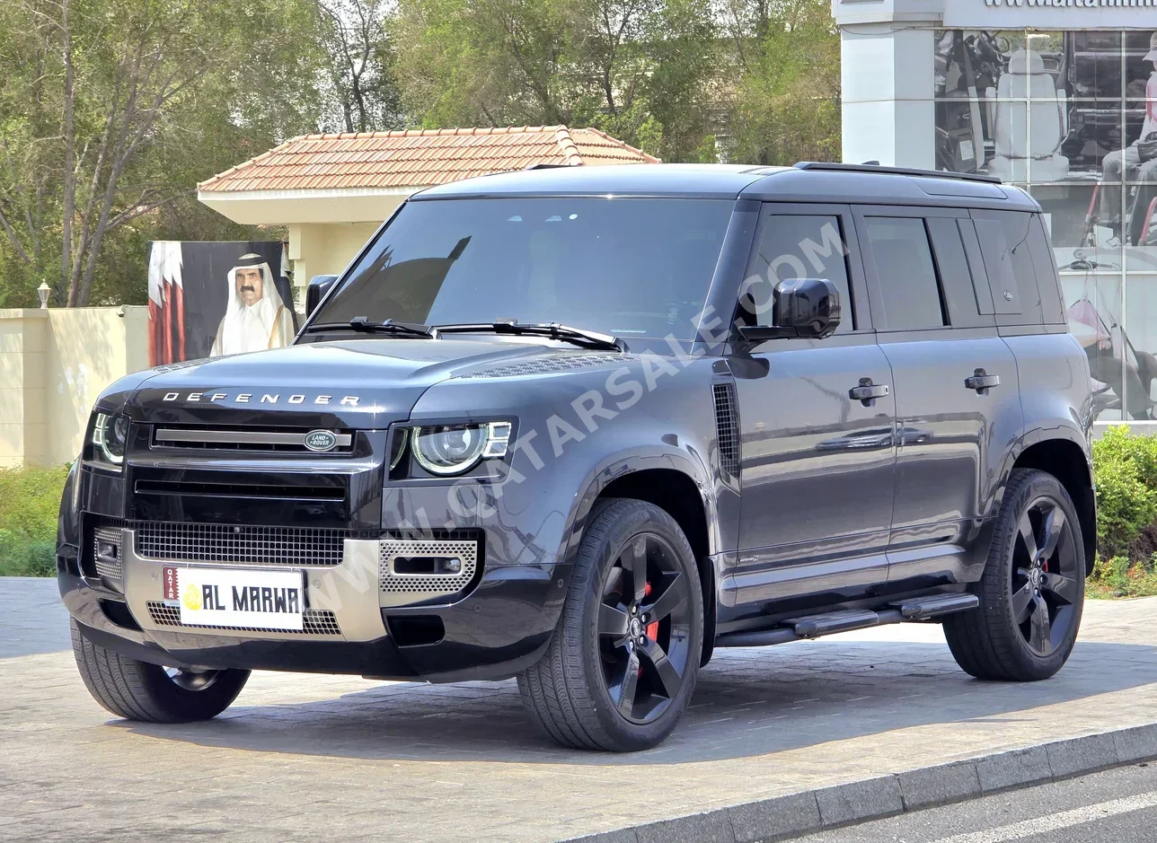 Land Rover  Defender  110 X  2023  Automatic  62,000 Km  6 Cylinder  Four Wheel Drive (4WD)  SUV  Black  With Warranty